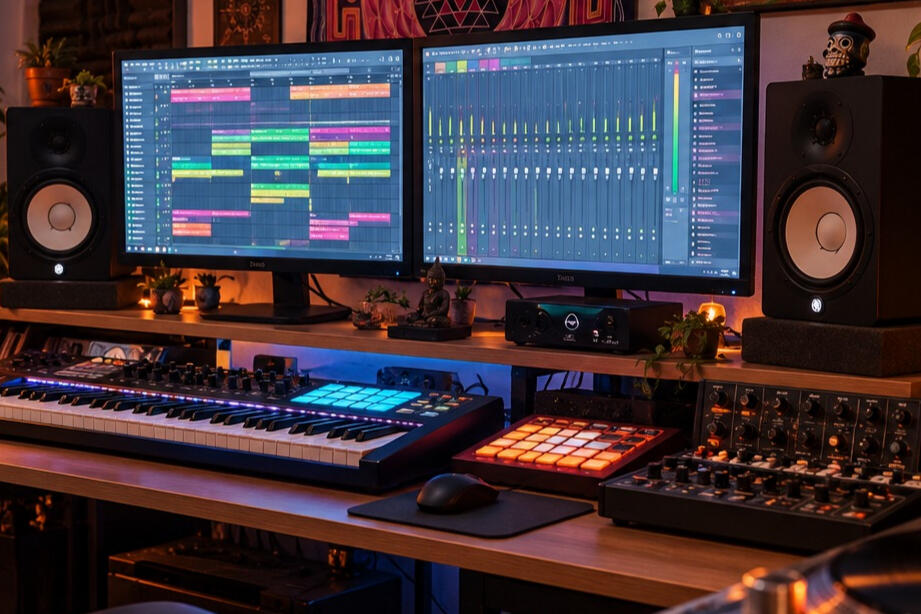 Un espacio creativo para aprender producción musical en FL Studio, explorando composición, arreglos y mezcla.